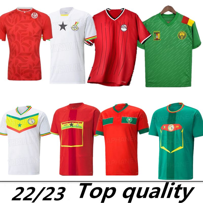 

2022 World Cup Ghana Morocco soccer jerseys Senegal MANE Hakimi SAISS 22 23 special Cameroun maillot de foot Ziyech national team KOUYATE SARR football uniforms