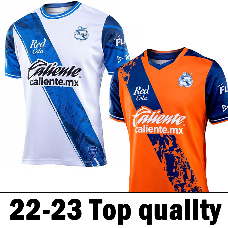 

22 23 Club Puebla Soccer Jerseys FERRAREIS CORRAL DE BUEN ARISTEGUIETA MANCUELLO REYES PARRA ALTIDORE FERNANDEZ Football Shirts Men Uniforms, Puaibula 22-23 away patch