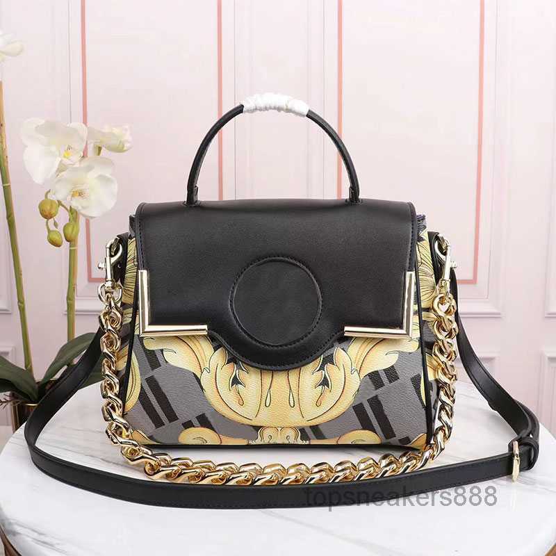 

Evening Bags Shoulder Bags Women Crossbody Bags Purse Handbag Purses Fashion Gold Baroque Print Tote Canvas Metal Chain Flap Double Letter Wallet