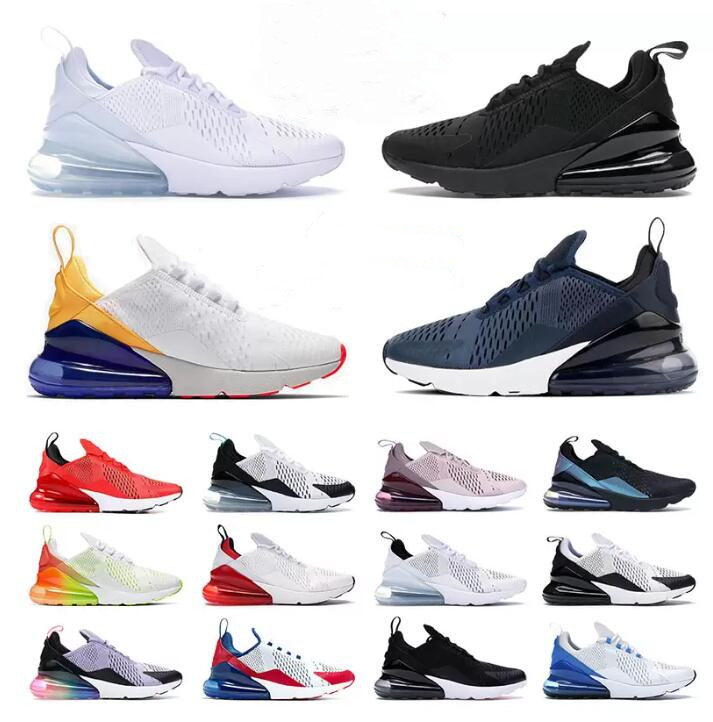 

270s Mens Women Running Sports Shoes Black Gold Triple White Guava Ice Barely Rose BE True Platinum Volt Dusty Cactus 27C Trainers Sneakers 36-45, Please contact us