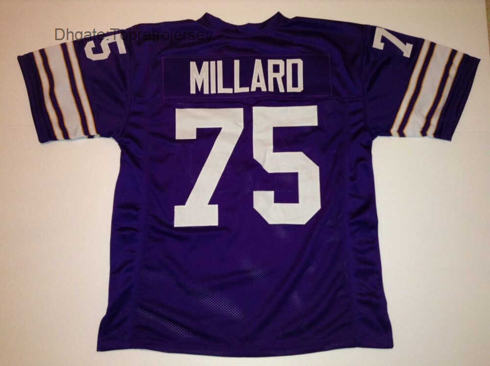 

Football Shirts mitchell & ness New Keith Millard Purple Jersey Retro Mens Stitched Throwback Jerseys, Same as picture