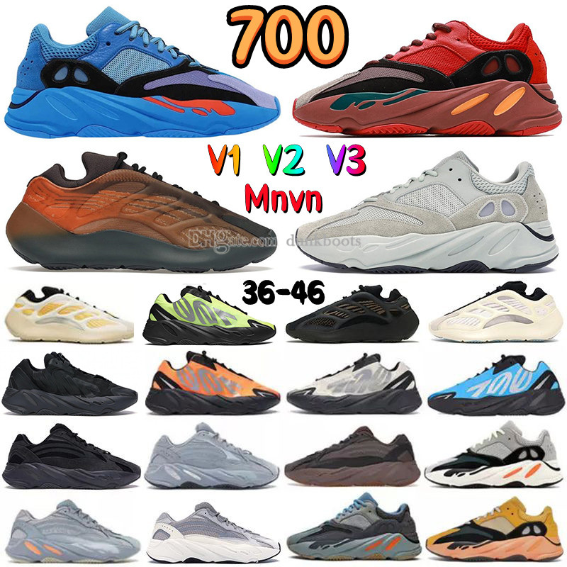 

Designers Running Shoes 700 V1 V2 V3 MNVN 700s Hi-Res Red Rubber Faded Azure Fade Carbon Wave Runner Mens Arzareth Kyanite Clay Brown Azael Vanta Sports Sneakers, I need 3 pairs socks