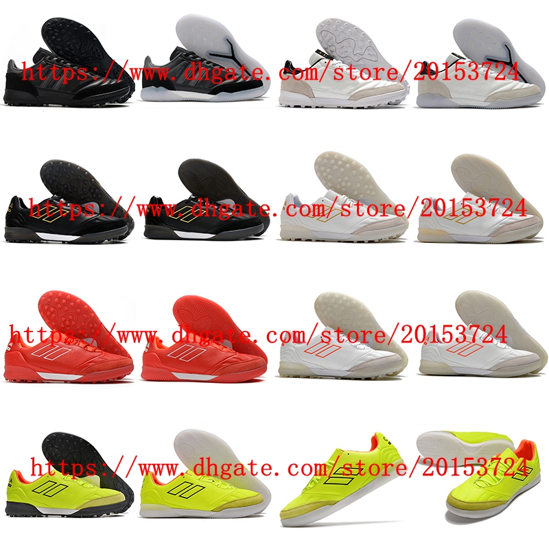 

Mens Soccer shoes COPA TEAM 20 TF TR Cleats Indoor Turf Football Boots Leather Training Scarpe Da Calcio, As picture 9