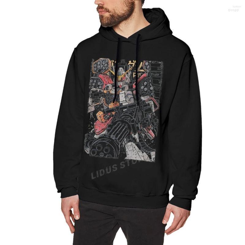 

Men' Hoodies Men' Japanese Anime Gundam HEAVYARMS Hoodie Sweatshirts Harajuku Creativity Streetwear, White