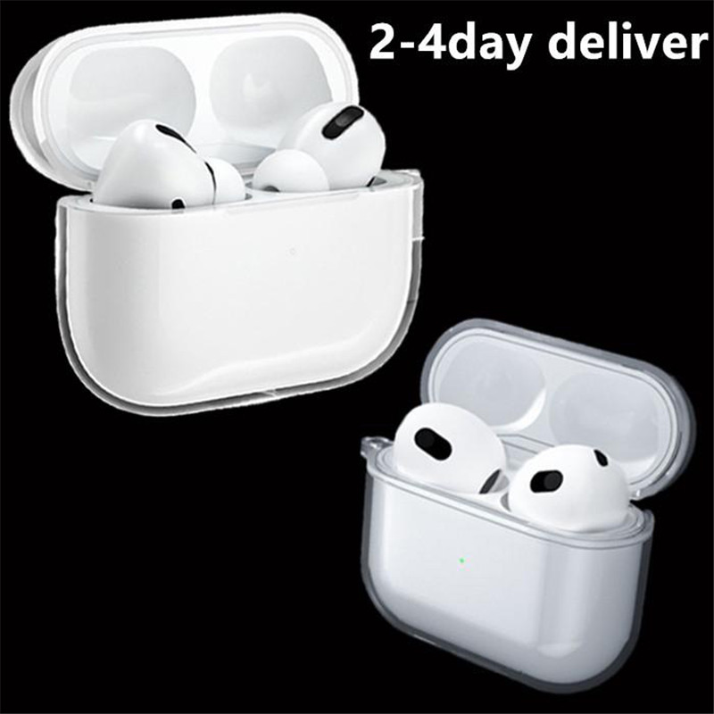 

for Apple Earphones Cases AirPods 3 AirPods Pro Air Gen 3 Pods Accessories Headphone Case Solid Silicone Protective Wireless Charging bluetooth headphones cover, White