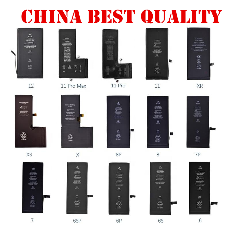 

Original batteries High-Capacity Battery Brand new 0 cycle for Apple iphone batteries 5S 5SE SE2020 6G 6P 6S 7G 8G 8P 7P X mobile phone replacement