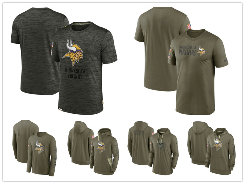 

Tees Tonal Pullover Hoodie Minnesota''Vikings''MEN 2022 Salute to Service Therma Performance Pullover Long Sleeve T-Shirt, Black t-shirt