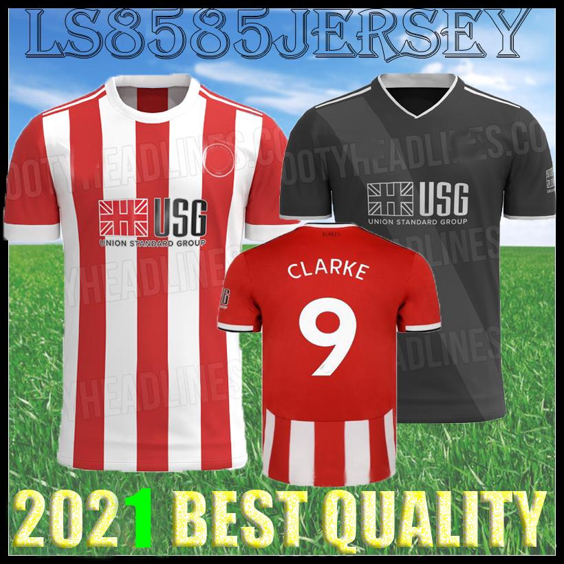 

22/23 2021 2022 Sheffield Soccer Jerseys MOUSSET United 21 22 McBURNIE LUNDSTRAM FLECK third Football Shirt NORWOOD SHARP men kids kit Jerse, Black