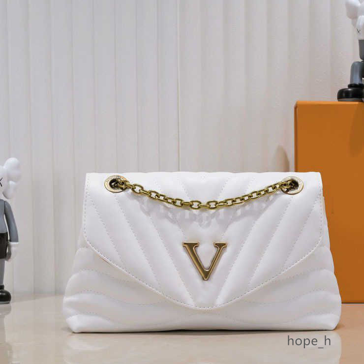 

Evening Bags Evening Bags Crossbody New Wave Chain Bags Flap Crobody Shoulder Women Handbags Purse Zig Zag Leather Claic Letter Magnetic Hasp - Multi