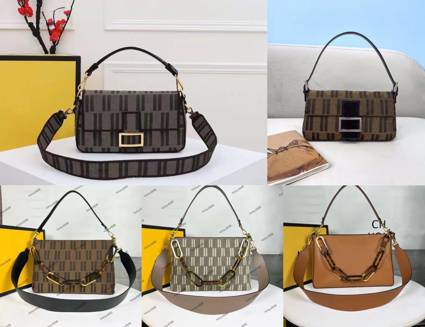 

Designer Bags Top Quality hobo Tote Famous bag Baguette fashion Luxury designer Handbag Women Crossbody Shoulder Bags favorite purse mm real Purses embroidery, Box