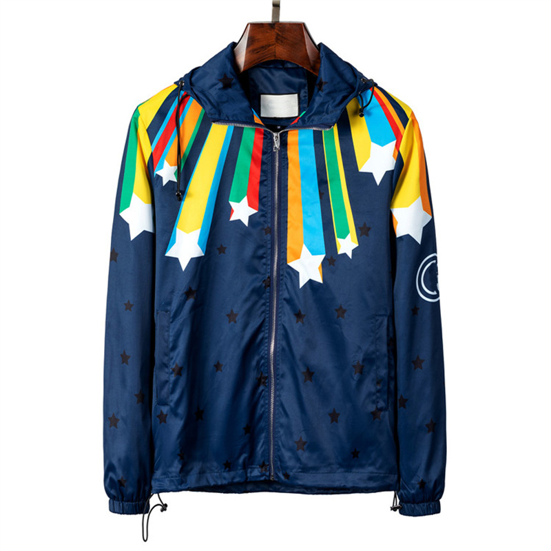 Autumn And Winter Mens Jackets Sunproof Windbreaker Street Pattern printing Sun Protection Men zipper hoodies Outwear Fashion Casual Coats CP Jac