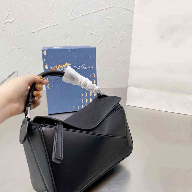 Designer Loew's Handbags Tote bag luxuries designers women crossbody Handbag Shoulder totes bags purses wallet leisure Geometric Puzzle Stit