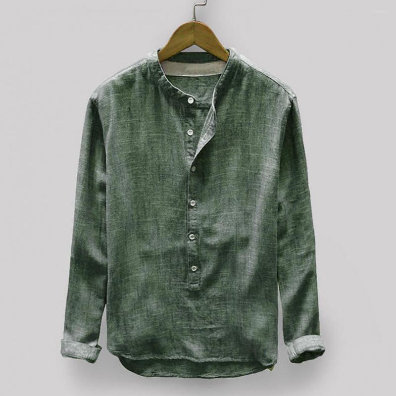 

Men's Casual Shirts Trendy Plus Size Leisure Autumn Tops Cardigan Colorfast, Green