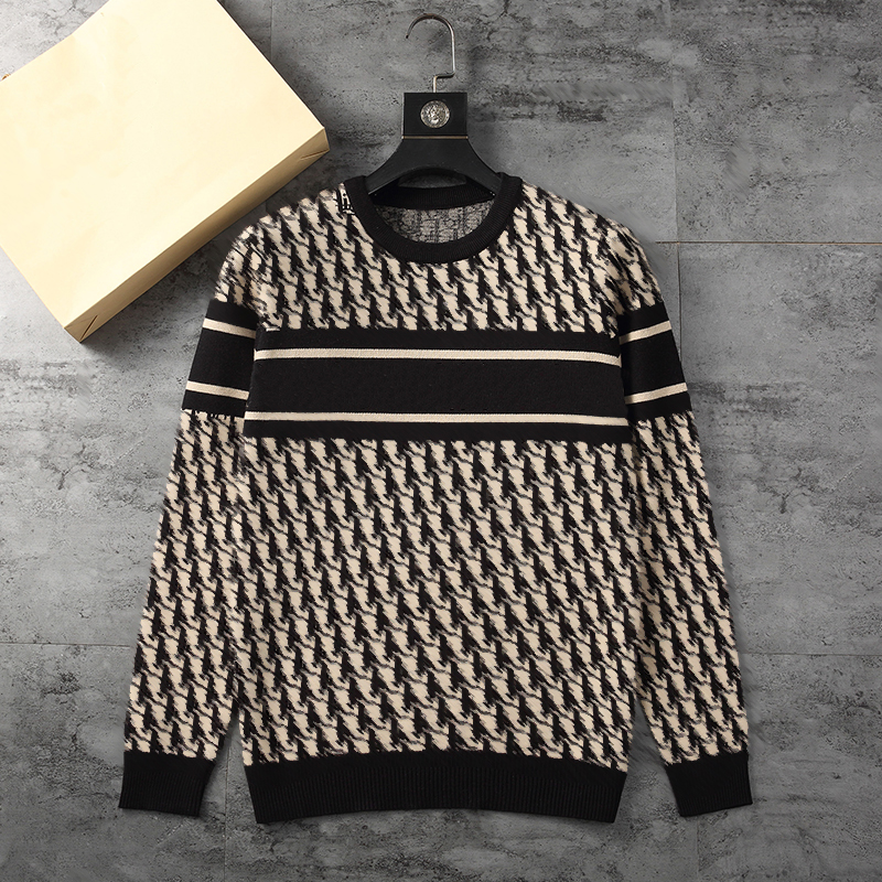 

Men's Fashion Mens Casual Round Sweaters Long Sleeve Sweater Men Women Letter Printing Sweaters 6G9I, 01