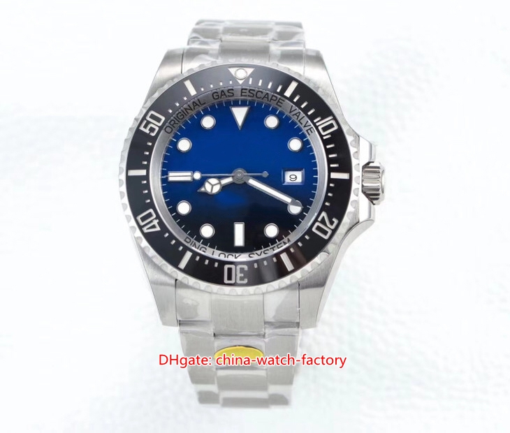 NOOBF Factory Mens Watch SA3235 44mm SeaDweller 126660 DBlue 904L Steel Ceramic Waterproof LumiNova CAL3235 Movement Mechanical Automatic Men03