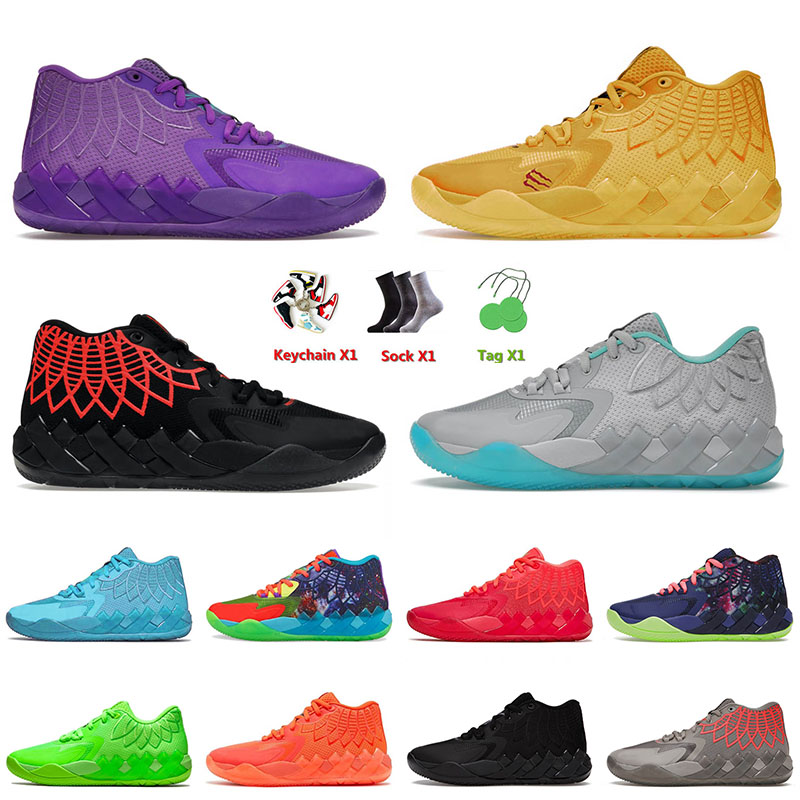 

2022 Arrival Basketball Shoes LaMelo Ball University Gold Rock Ridge Red Black Blast Buzz City Galaxy Irdescent Dreams Mens Outdoor Sneakers, C4 be you 40-46