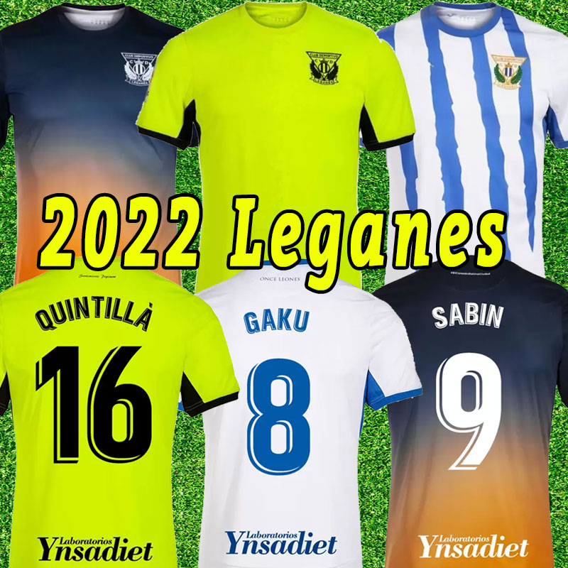 

CD Leganes soccer jerseys 2022/23 BUSTINZA M. JOSE ARNAIZ J.AVILES football shirts BORJA GARCES QUINTILLA S.PALENCIA jersey R.PARDO men kit Camiseta de Futbol 22 23, Third