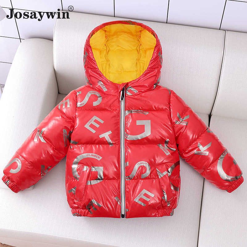 Doudoune Veste d'hiver pour bébé enfants garçons à capuche coloré Parkas manteau veste bouffante veste d'hiver chaude pour filles manteaux vestes