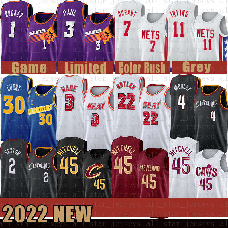 

Jerseys Clevelands Cavalier Basketball Jersey 2 4 Donovan Mitchell 2022 Mens 45 Collin Sexton Evan Mobley Contrast Color, Jersey-yongshi
