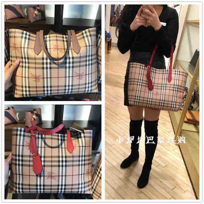 Burbrerys Crossbodybory Handsbags sacs Burbery Onthego Tote Luxuries Designers Femmes Bagins Sacs Totes Designer Woman Hands Hands Hands Baulle P