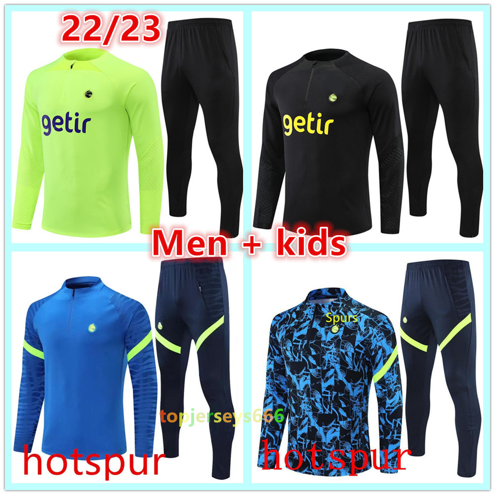 

22 23 hot spurs soccer tracksuit 2022 2023 DELE SON tottenhames football tracksuits HAM BALE KANE HOJBJERG BERGWIJN mens kids kit training jogging set, Shorts