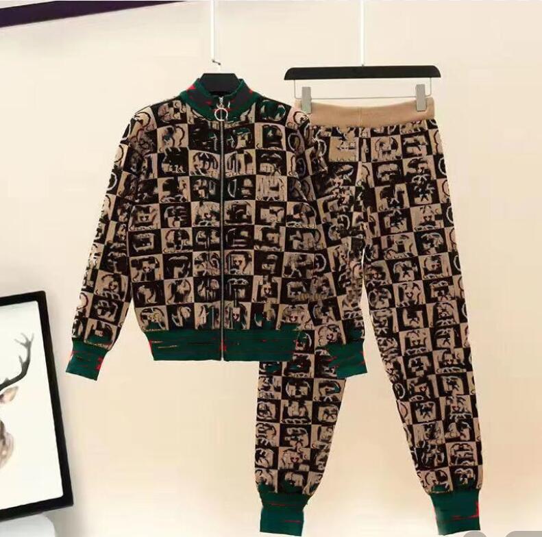 

Women' Tracksuits 2 Piece Set Luxury GGity Letter Sport Casual Suit Solid Long Sleeve puff Dress Jacket Hoodie Flare Pants, 05