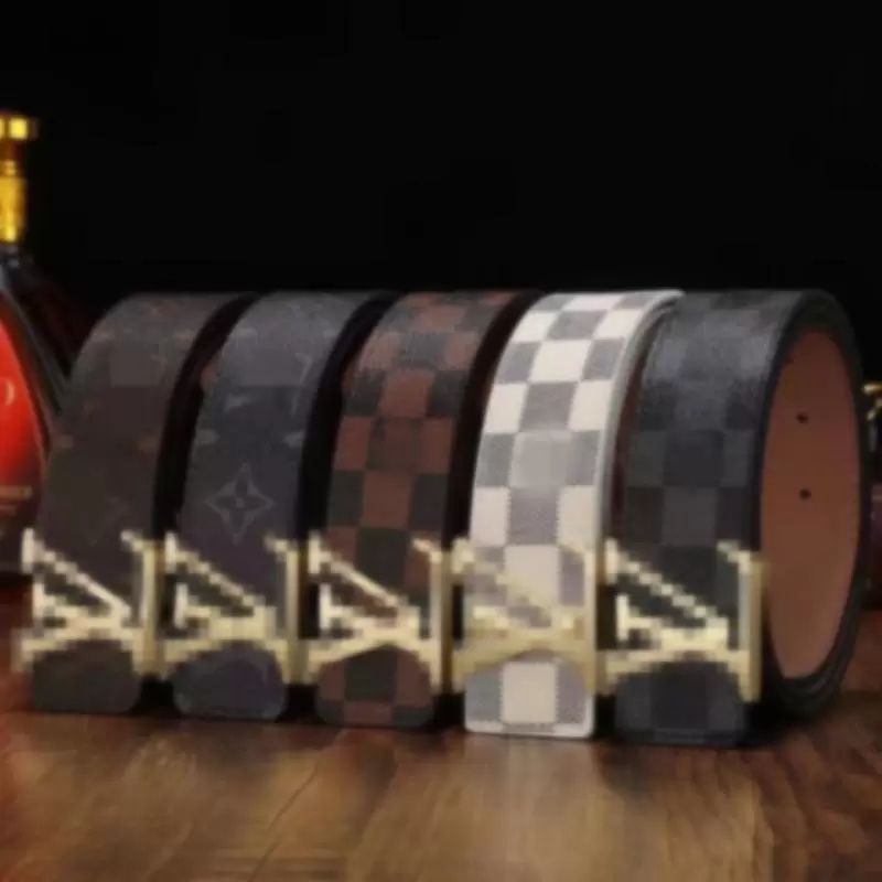 

2022 luxury designer belts for men big buckle belt male chastity top fashion mens leather belt wholesale 3.8cm with orange box LVS Louisseity Viutonity VUTTONS GGs, Hight quality box