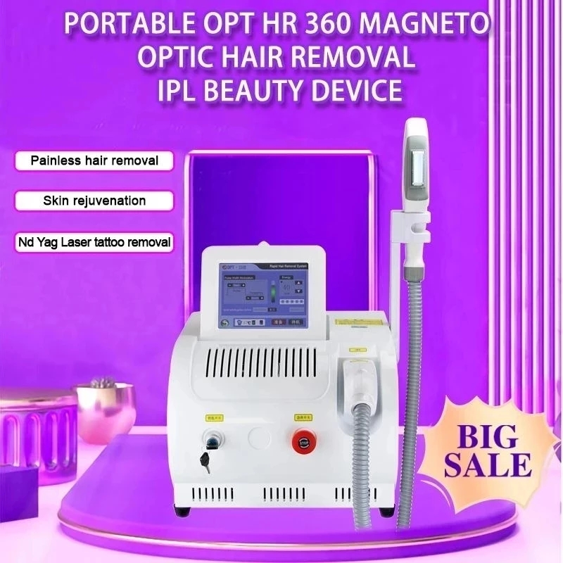 

Portable 4in1 OPT Hair Removal Beauty Items E Light Handset Lamp Handle Maquina Depiladora Laser Ipl Hair Removing Machine