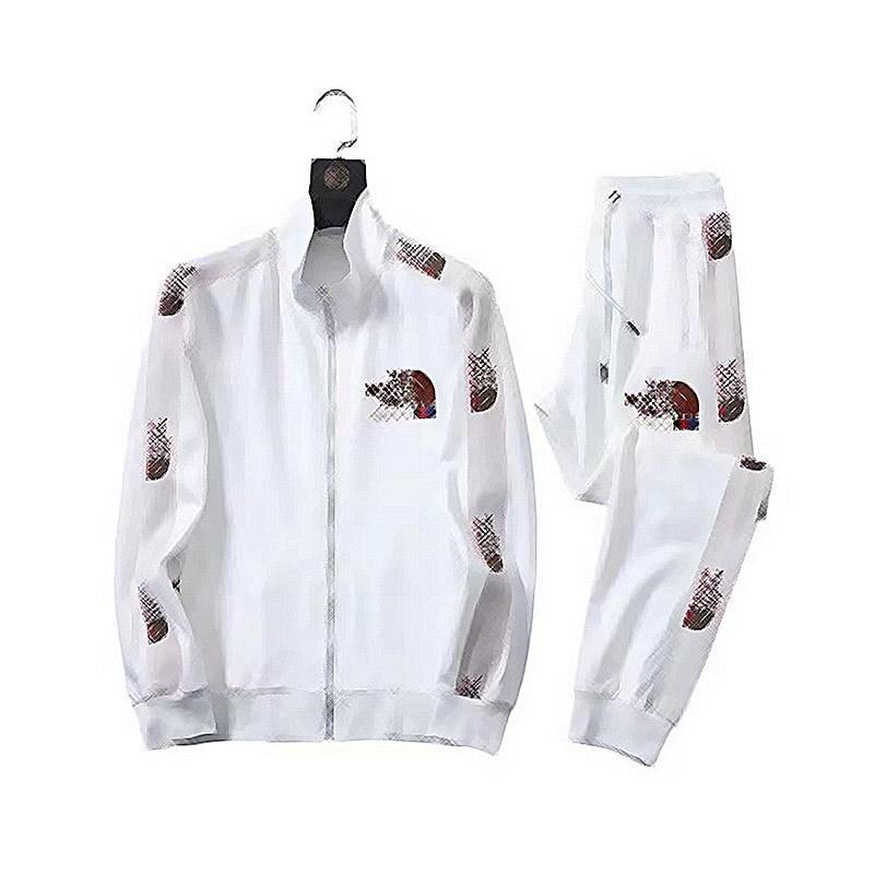 

Autumn and winter fashion new men's designer tracksuits high-quality stripe stitching cotton material collar jacket luxury mens tracksuit, Customize