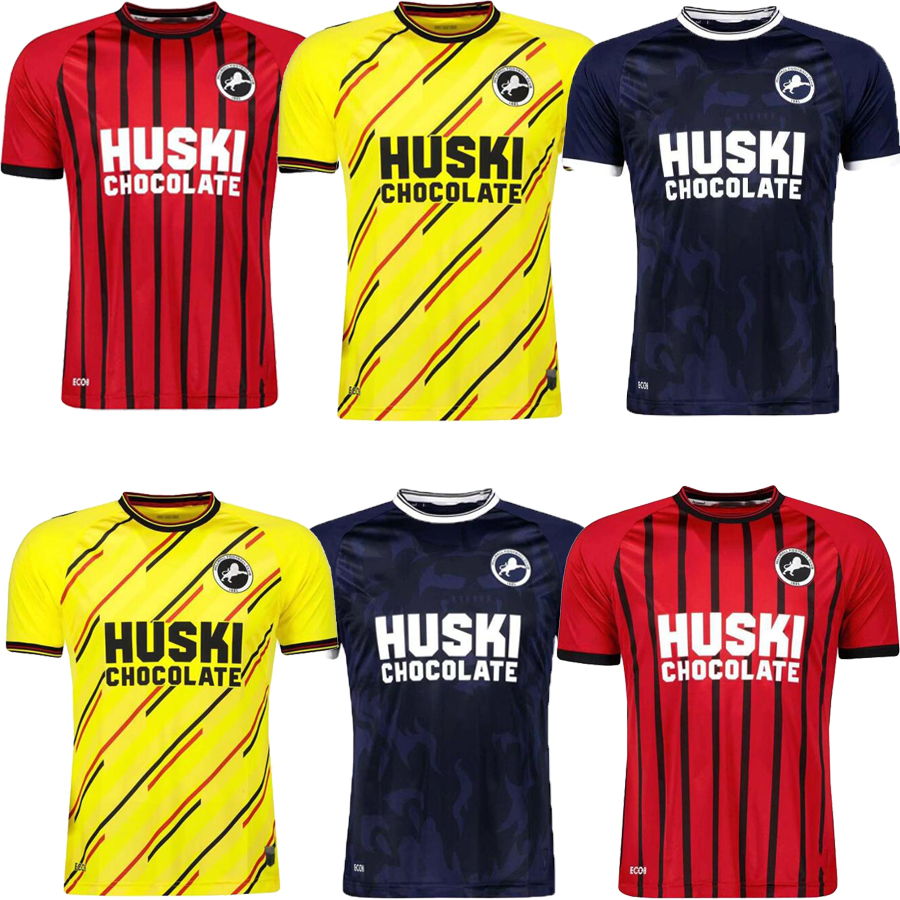

2022 2023 Millwall Soccer Jerseys 22 23 B.Afobe T.Burey M.Bennett T.Bradshaw Football Shirts Men Uniforms, Red