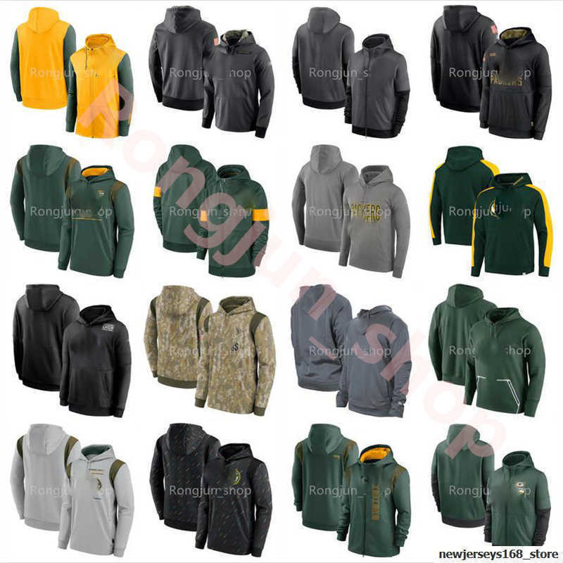 

Jersey Green Bay''Packers''Football Sweatshirt Tan Salute to Service Sideline Therma Performance Pullover Hoodie''NFL''Men Youth Women