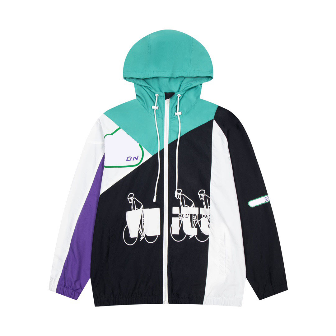 

Men's plus size Outerwear & Coats Jacket Custom Windbreaker Clothing Black Casual Green Plain Waterproof Red Orange Customize 4we23