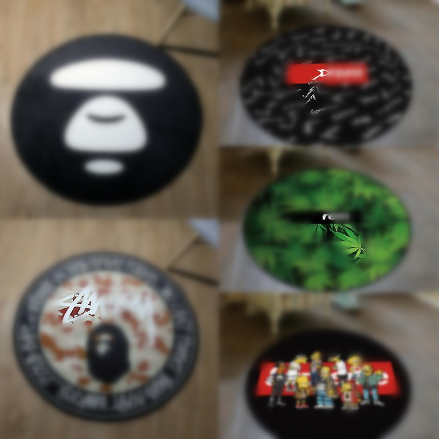 

Brand fashion round carpet room can sit and lie on the floor mat decoratnve gifts