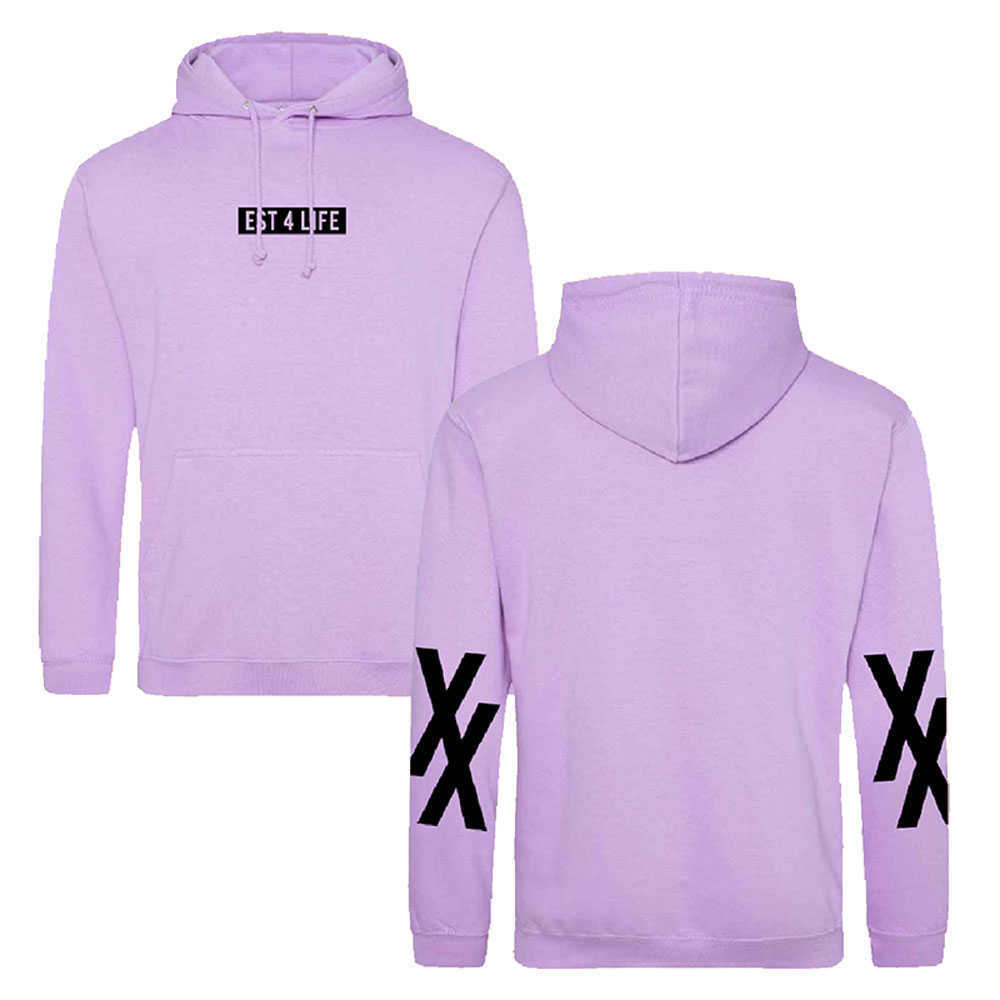 

Machine Gun Kelly EST 4 LIFE Merch Hoodies Winter Men/Women Hoodie Sweatshirt Sweet MGK The Hooded Long Sleeve, White