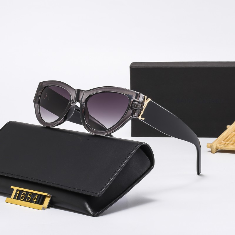 

Designer Sunglasses For Men Women Retro Eyeglasses Outdoor Shades PC Frame Fashion Classic Lady Sun glasses Mirrors 5 Colors With Box Y1654SL