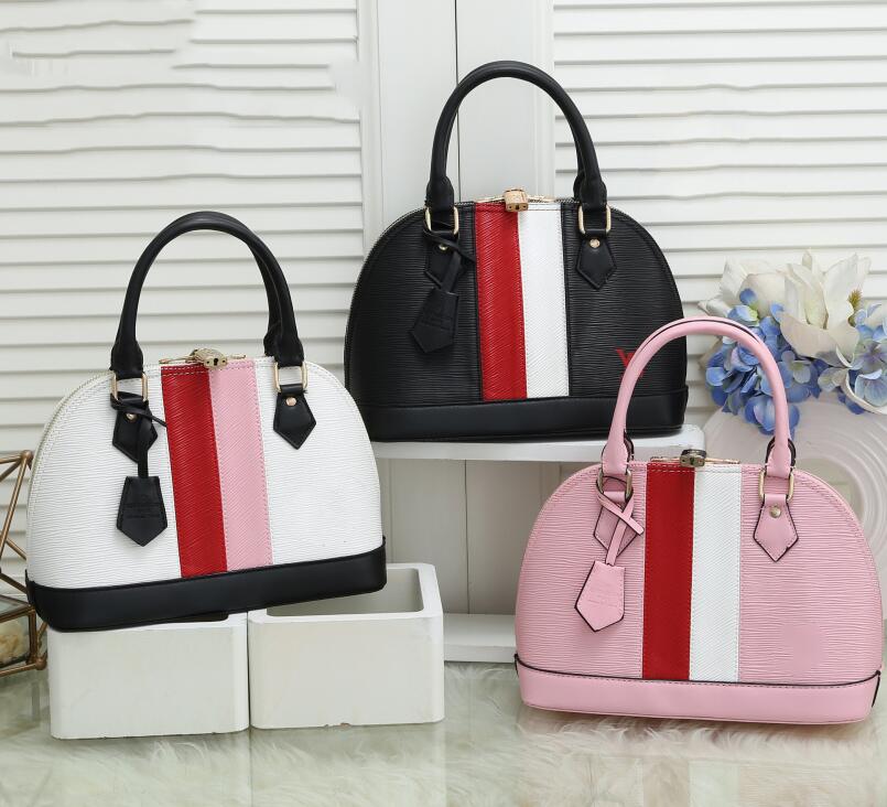 2022 avec sac à tag de verrouillage alma BB 25cm Fashion Women Sacs à bandoulirs Chaîne sac de messager sacs à main en cuir sac à main coquille