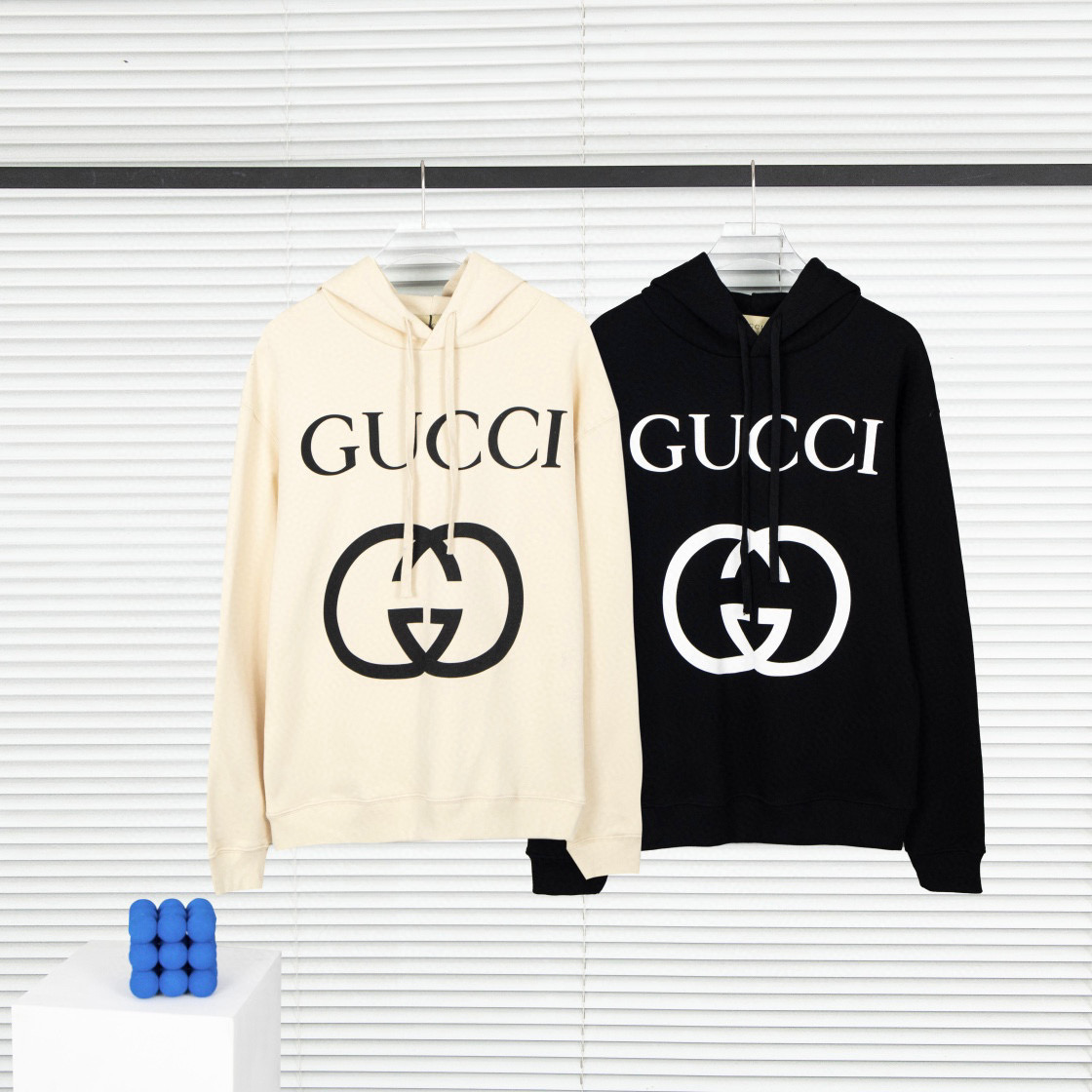 Gucci sweats à capuche femmes hommes automne en hiver chaud rond rond tissu