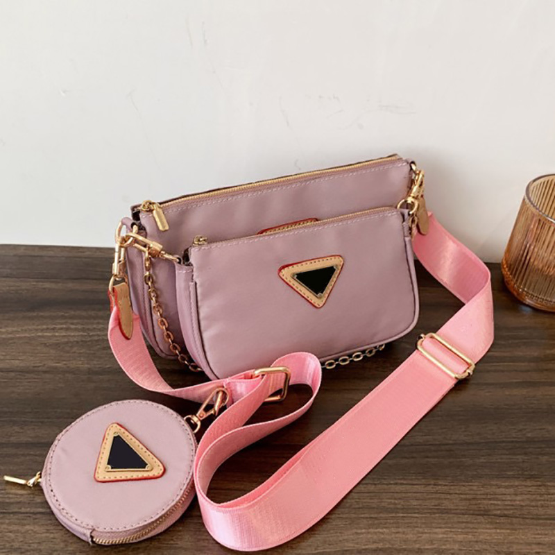 

Designer Bags Brand Ladies Handbags 3Pcs Women Shoulder Bag Purses Letter Chain Crossbody Bags Classic Style Messenger Wallet, Color 05