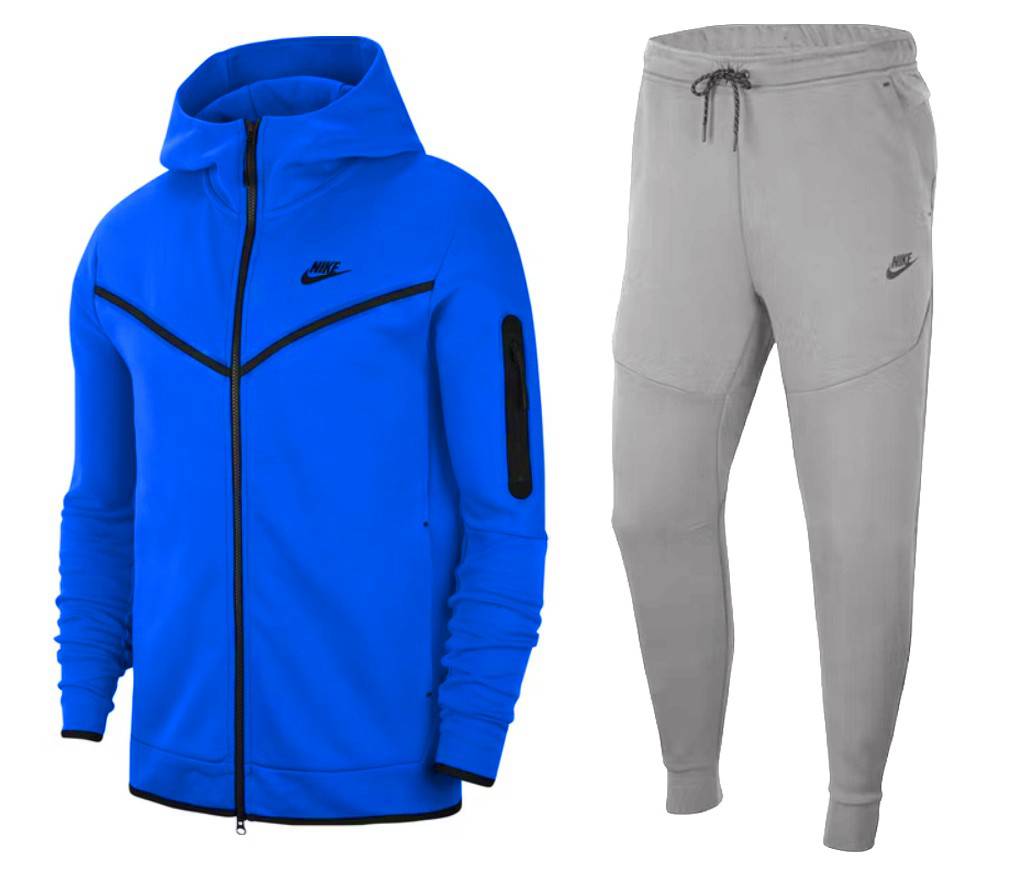 26Couleur seulement Nike Tech Fleece Hommes Survêtement Sweats1 Designer Sweat Suit Deux Pièces Ensemble Sport Pantalon de survêtement avec Sweat