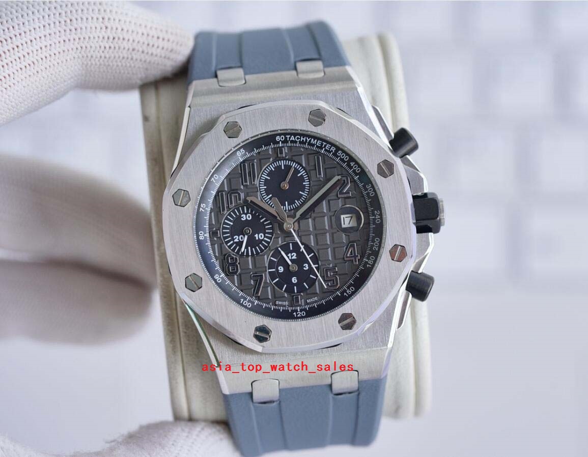 

Classic Super Quality watches for men multi Styles 42 mm Multifunction Automatic Movement Auto Date 316 L Steel case rubber strap no Chronograph Men's Wristwatches