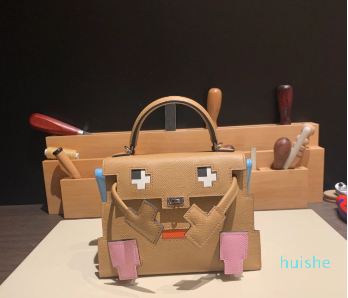 

KellyDoll minibag bags EPSONskin Shoulder bag Designer works luxury goods, Brown