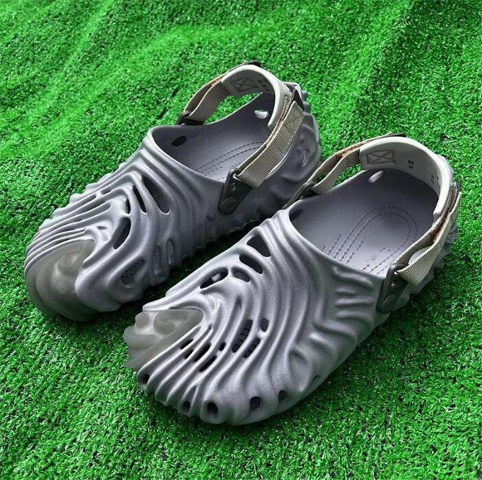 

Polle Clogs Women Sandals Slides Croc Shoes Summer For Brand Design Sandalias Mujer Zapatos planos Slippers 220408