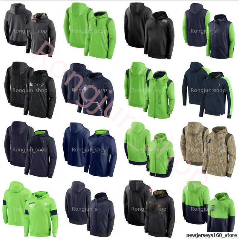 

Jersey Seattle''Seahawks''Football Sweatshirt Tan Salute to Service Sideline Therma Performance Pullover Hoodie''NFL''Men Youth Women