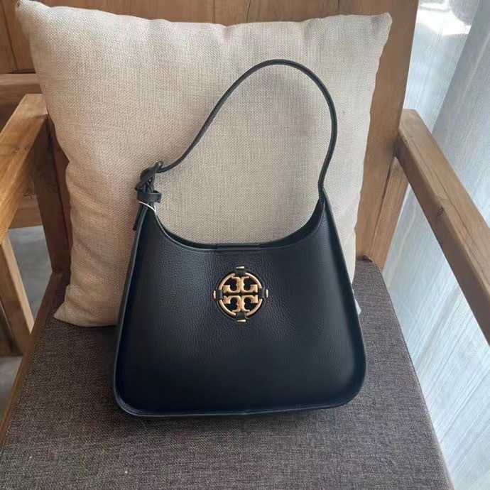 

Designer bags burchs torys tomlie Miller small classic black one shoulder diagonal straddle women's bag autumn winter hand-held armpit bag, White