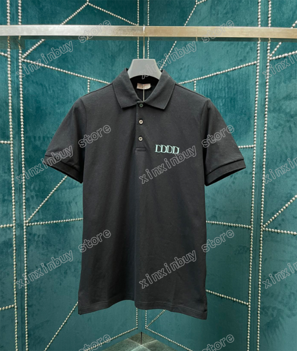 

xinxinbuy Men designer Tee t shirt Paris Flower letter embroidery cotton women black white gray S-XL, Multi