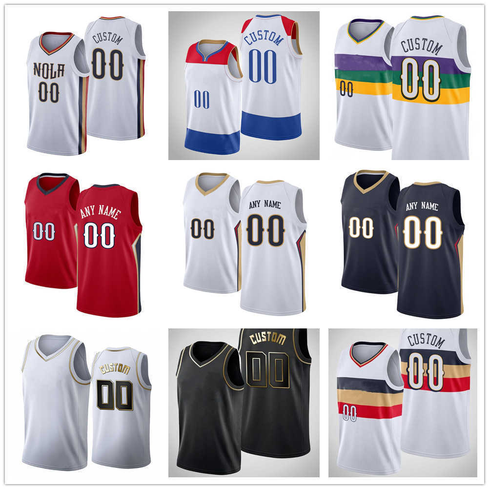 

Custom Printed 2022-23 New Orleans''Pelicans''New Basketball Jerseys McCollum Ingram Valanciunas Nance Graham Williamson Hayes Temple Lewis Murphy Hernangomez