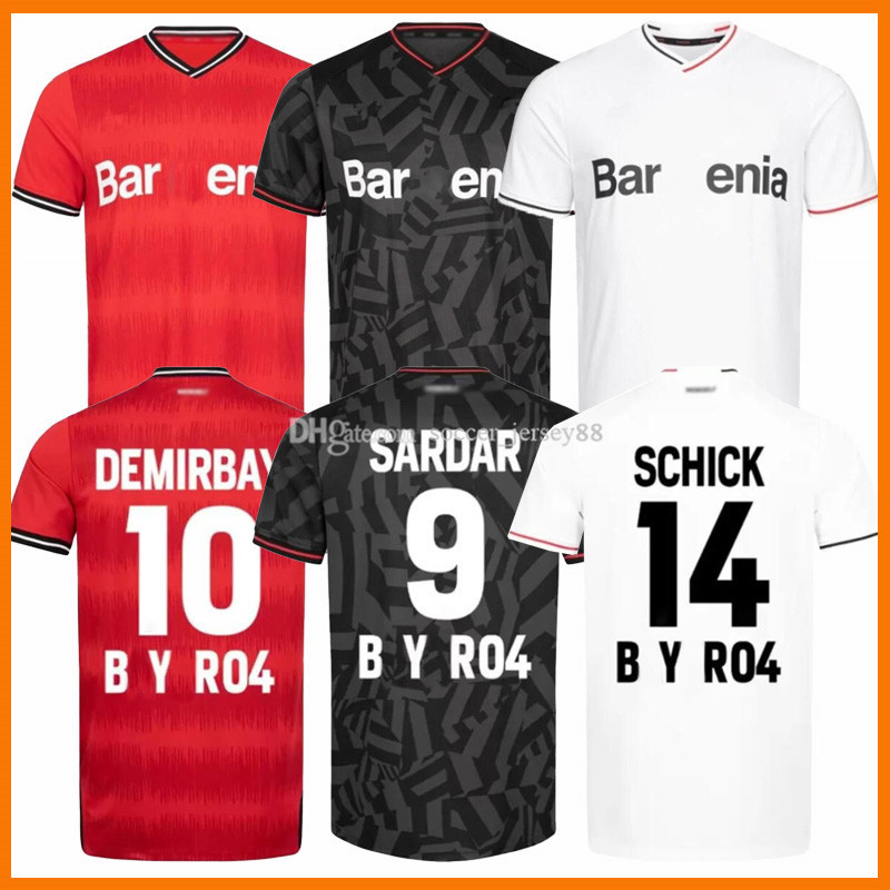

22 23 Soccer Jerseys 2022 2023 PAULINHO TAPSOBA SCHICK DIABY CH. ARANGUIZ WIRTZ FRIMPONG ADLI HINCAPIE Football Uniforms Men Shirts, Men home