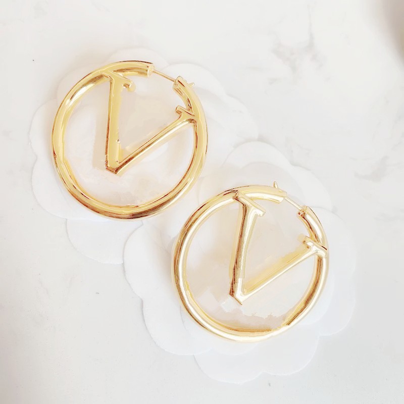 

18K Gold Earrings Designer Women's Earrings stud Classic Charming Girl Valentine's Day Love Gift 316L Titanium Jewelry