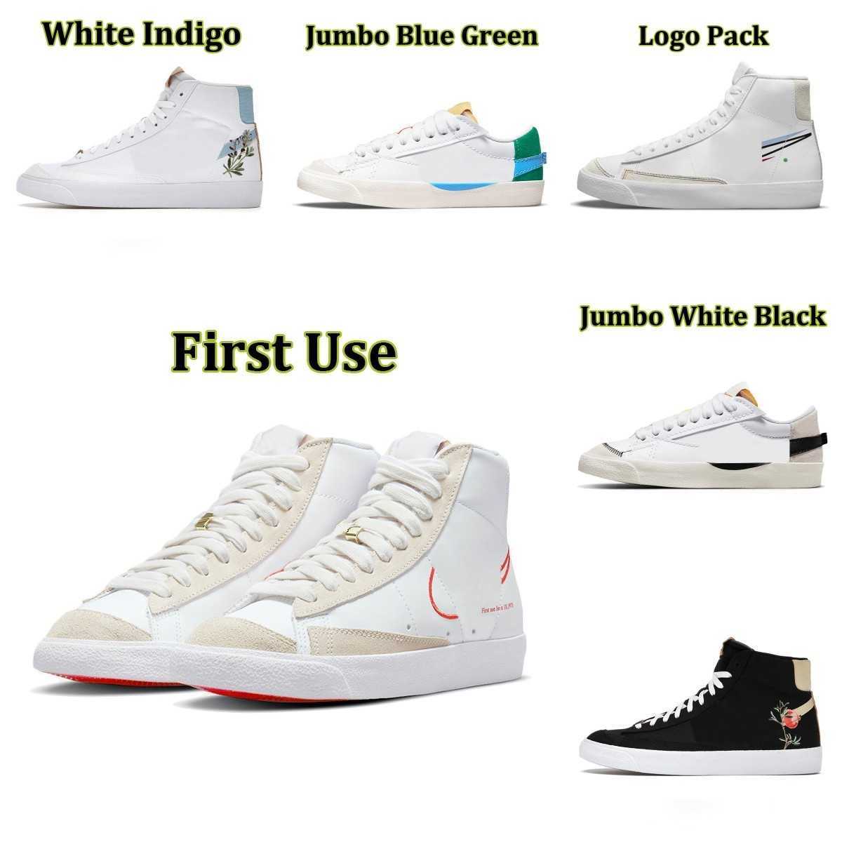 

Running Shoes OG Blazer Mid 77 Vintage Blazers Trainer Jumbo Low Men Women White Indigo Pomegranate Arctic Punch Mens Trainers Designer Platform Sneakers, Shua