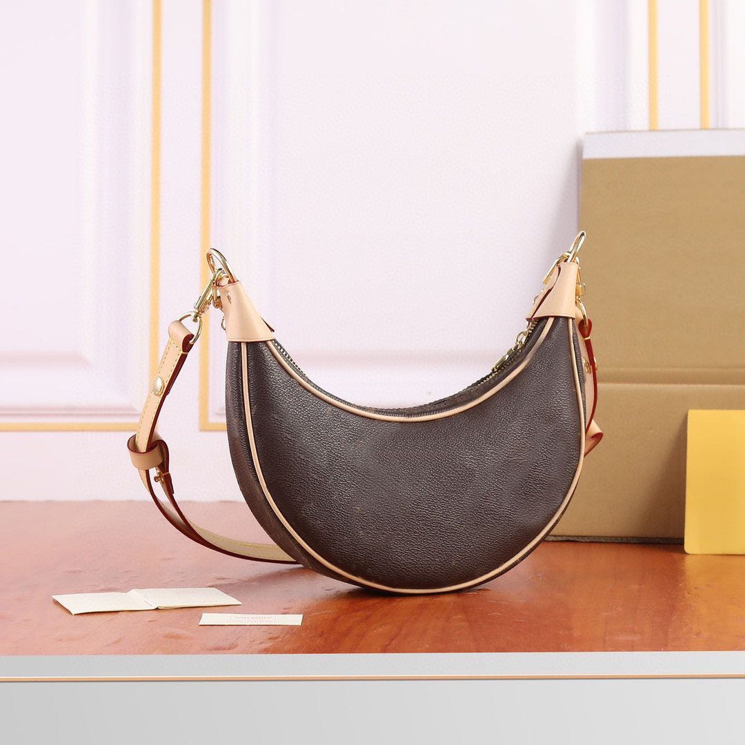 

Luxury Handbag Women Designer Bag Classic Brown Half-Moon Axillary Crossbody Chain Shoulder Backpack Purses Tote, Embossed blue